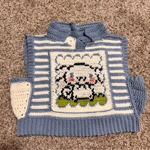 Custom hand crochet top